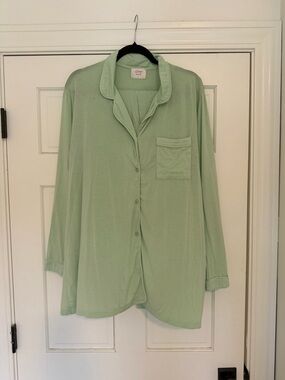 In My Sundays Light Green Pajama Set